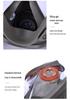 6800 Large Facepiece Gas Mask: Anti-Toxic Protection for Spray Painting, Chemical Industry, Pesticide Application, Wide Field of View Dust Defense.
