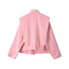 European and American style, new women's clothing, fashionable, casual long-sleeved stand-up collar shoulder padded jacket 2650472