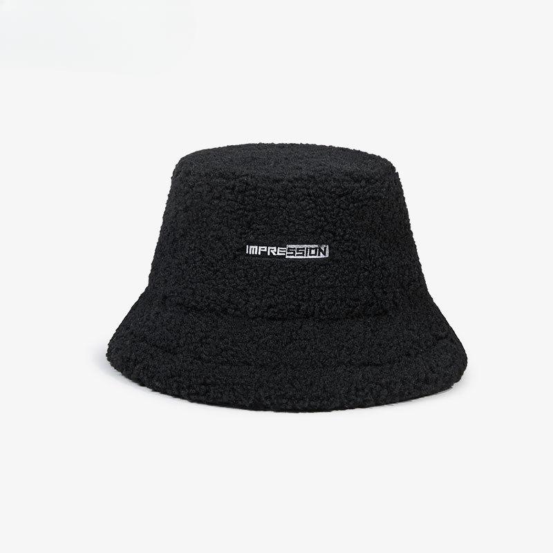 Fisherman Hat Women's Autumn and Winter Hat Imitation Sherpa Korean Version Versatile Ins Japanese Style Warm Teddy Velvet Basin Hat