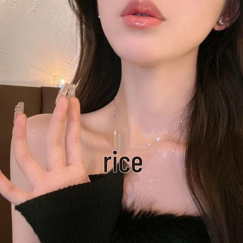 Spicy Girl Tassel Pearl Necklace: Elegant, Versatile Clavicle Jewelry for Women