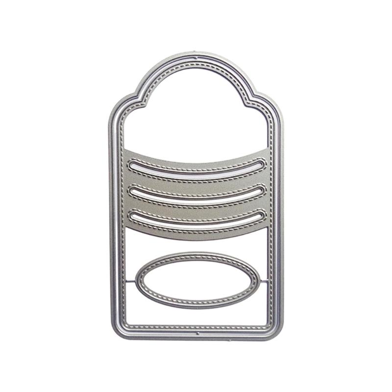 Label Pocket Metal Cutting Dies DIY Craft Carbon Steel Embossing Template Stencil Scrapbooking for Card Die Cuts Mold