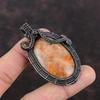 Sunstone Copper Pendant Wire Wrapped Pendant Handmade Pendant Wire Wrapping Sunstone Jewelry Gift For Mother Gemstone Pendant Copper Jewelry