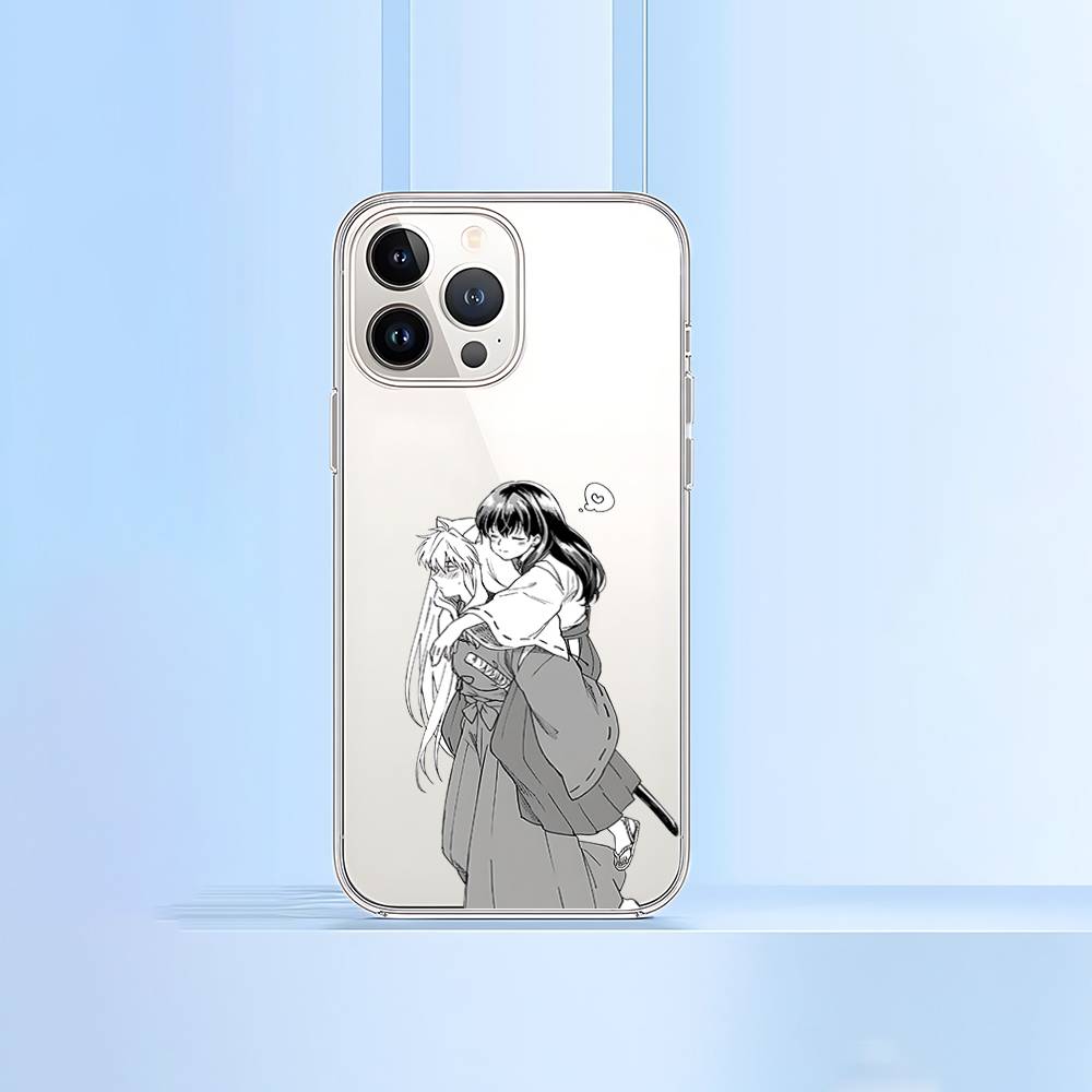 Anime I-Inuyasha Sesshoumaru Phone Case For IPhone 17 16 15 12 11 Pro Max 14 Plus 13 Mini Clear Cover Soft Funda