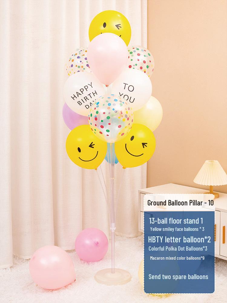 Luminous Floating Table Balloon Heart Decor for Birthday & Banquet