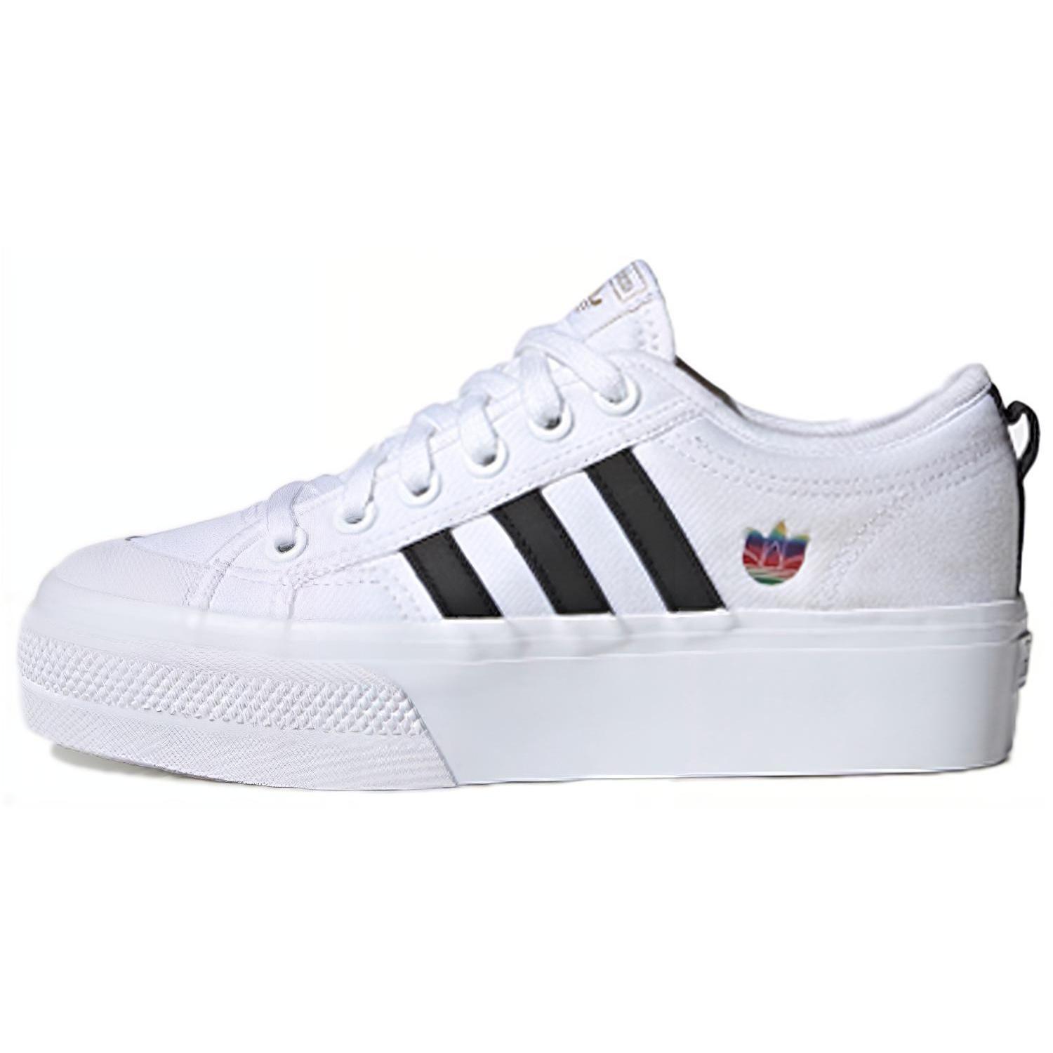 (WMNS) adidas Nizza Platform Colorful Trefoil Women s FX8538 EU 36⅔