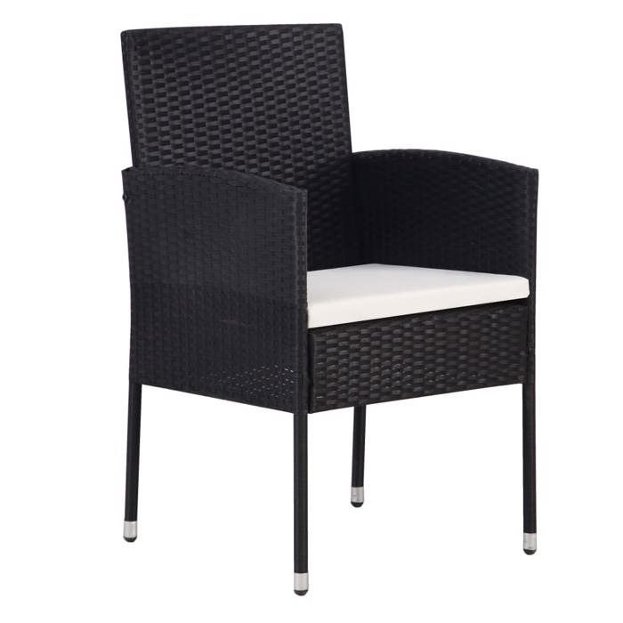 VidaXL 5-Piece Garden Dining Set Patio Dining Furniture Terrace Dining Table and Chairs Living Room 3067832