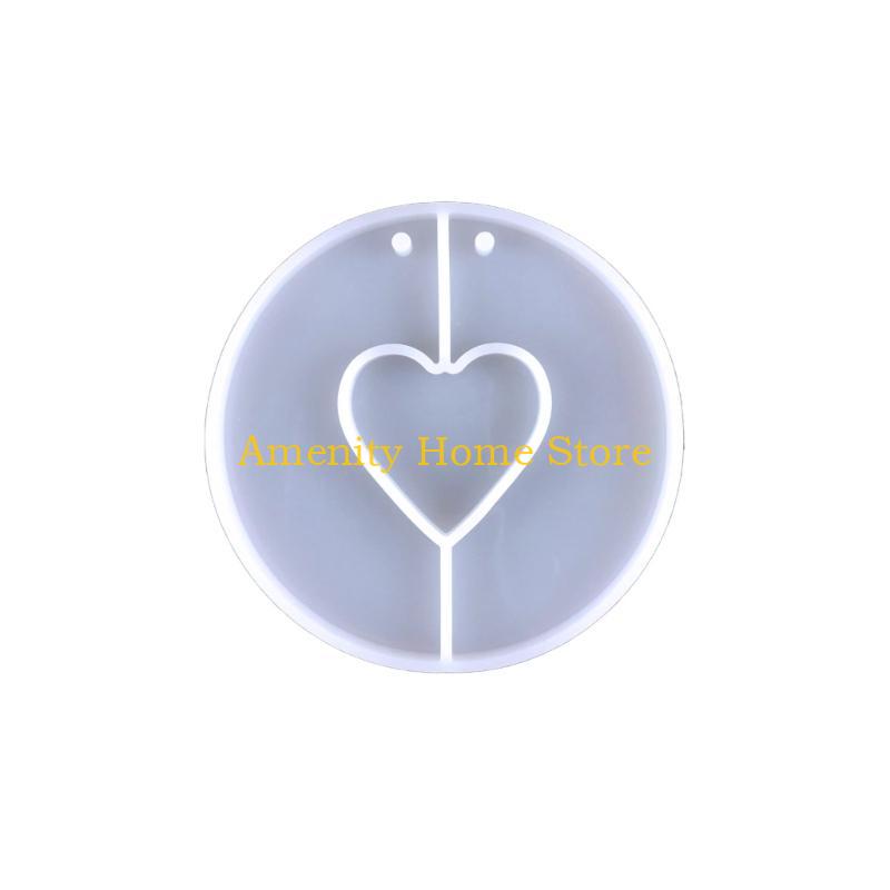 F26C Key Buckle Silicone Pendant DIY Crystal Dropper Mold Ornament Silica Gel Mold Ornament Jewelry Pendant Decoration Mold