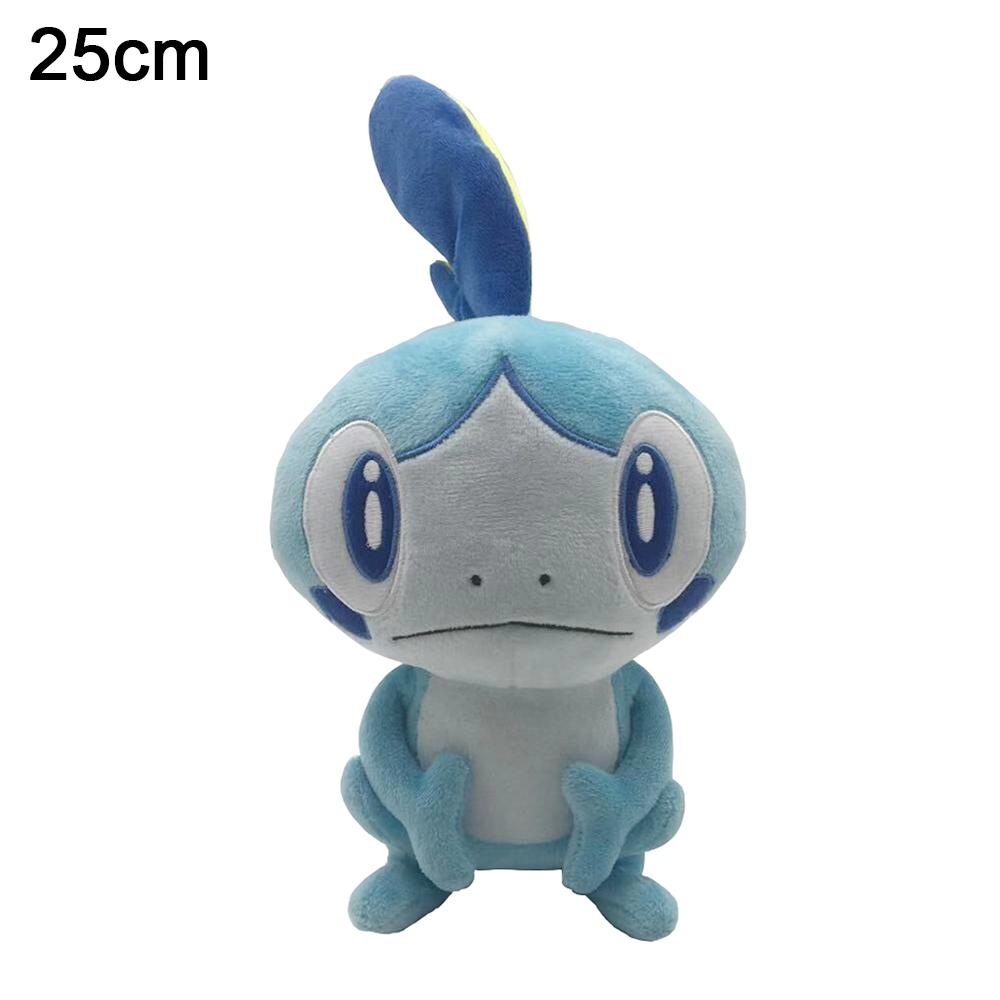 Sobble Scorbunny Grookey Cartoon Elf Figure Plush Soft Stuffed Collection Toys for Children Christmas Gift Peluche