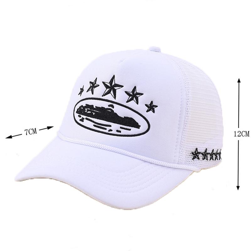Baseball Cap Unisex Cotton Vintage Pentagram Embroidery Adjustable Adjustable Snapback Hat Men Women Breathable Outdoor Casual Sport Gifts