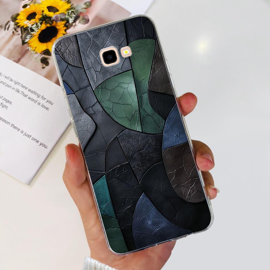 For Samsung J4 Plus Case J415 SM-J415F Silicone Cover Popular Flower Clear TPU Soft Bumper For Samsung Galaxy J4 2018 J4+ Fundas