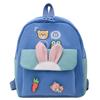 Backpack Cartoon Rabbit Ith Soft Nylon Fabric And Animal Print Children For