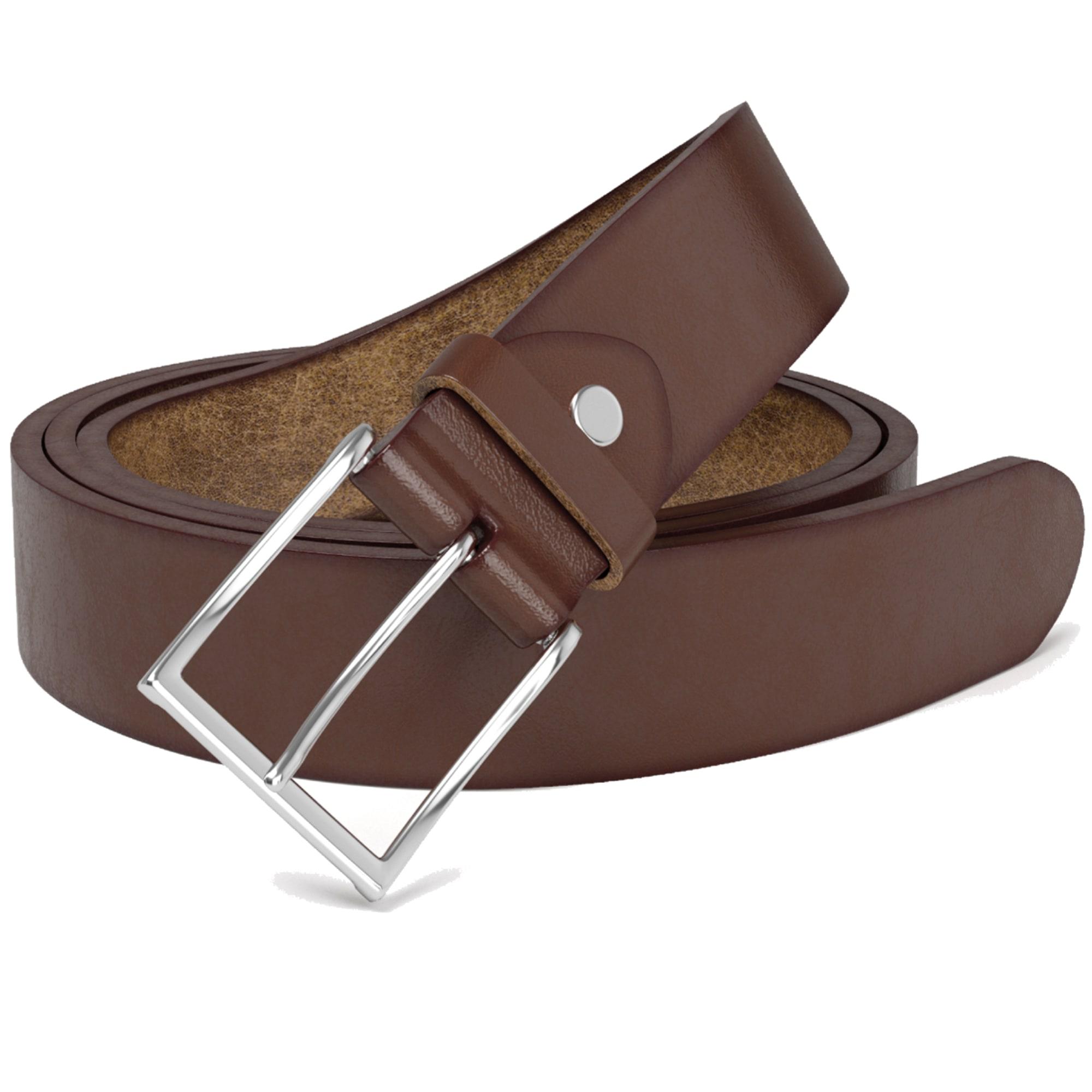 

Чоловічий ремінь з натуральної шкіри, стильний та високоякісний з Італії 125 cm чорний