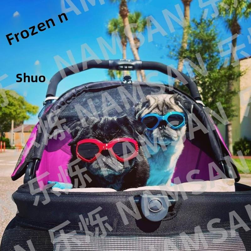 Gafas de sol plegables para mascotas, accesorios creativos para perros y gatos, gafas de esquí