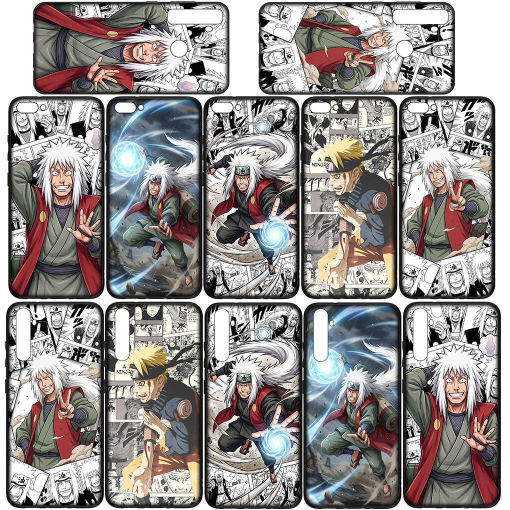 Phone Case for iPhone 17 15 16 Plus Redmi Note 14 12 11 13 Pro Max Huawei P30 P20 Lite Y9 OPPO A60 A40 A80 A38 A54 Cartoon Jiraiya Narutos Anime Cover