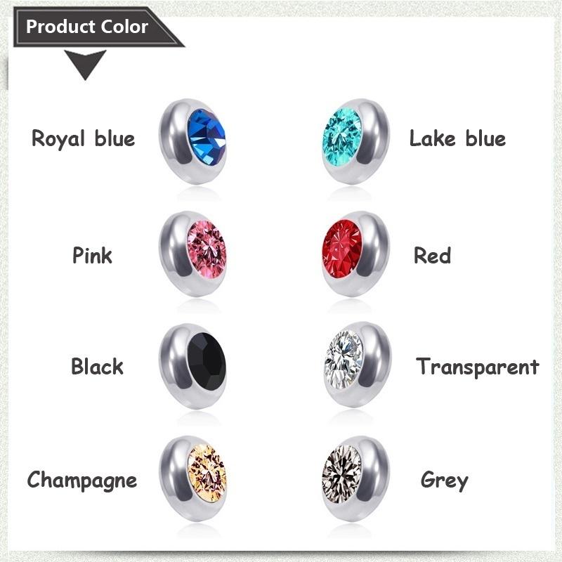 New 2Pairs/4Pcs Magnetic Stud Earrings