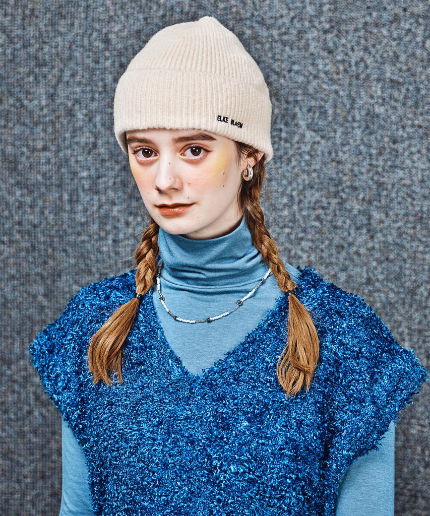 Elkebeullum Pastel Beige Beanie