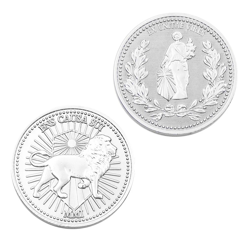 Movie John Wick Continental Hotel Coins Cosplay Keanu Reeves Hotel Metal Coin with Box for Fans Collection Gift Costume Props