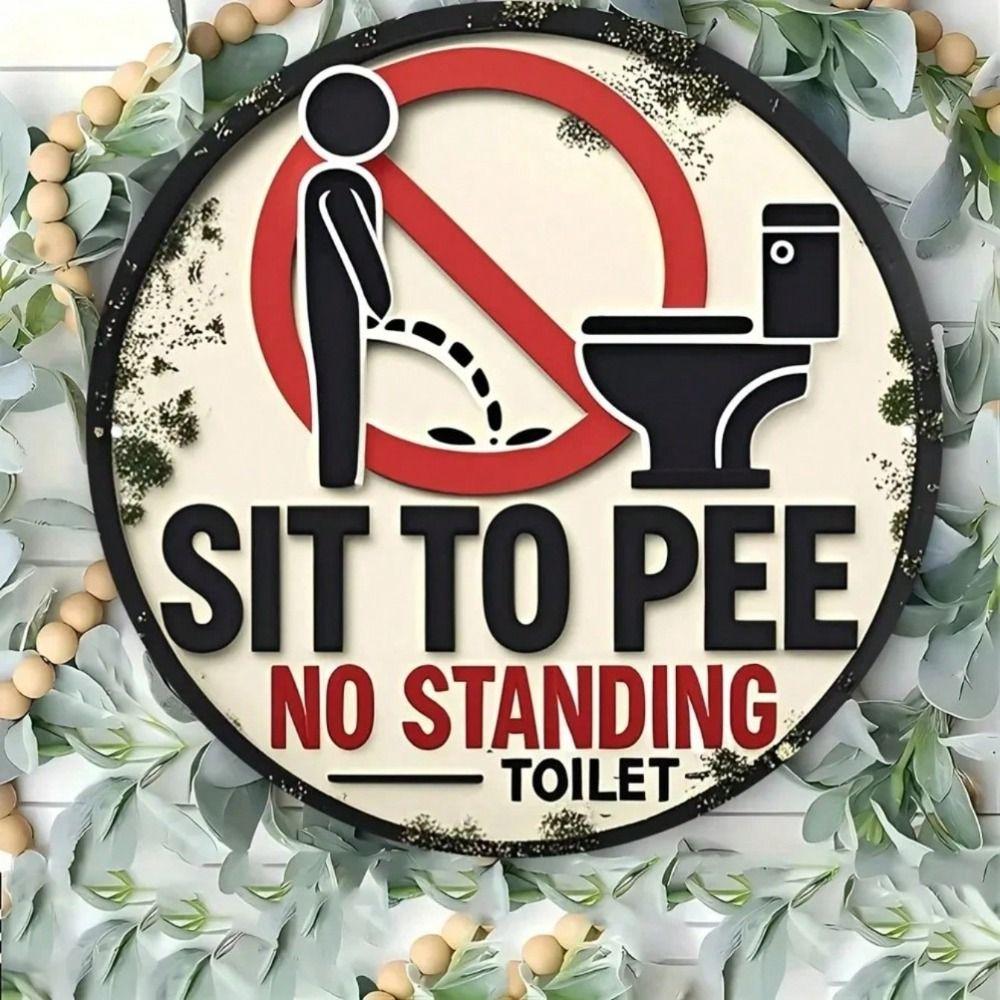 Vintage Metal Wall Art Tin Painting 20x20cm Home Decor Handmade