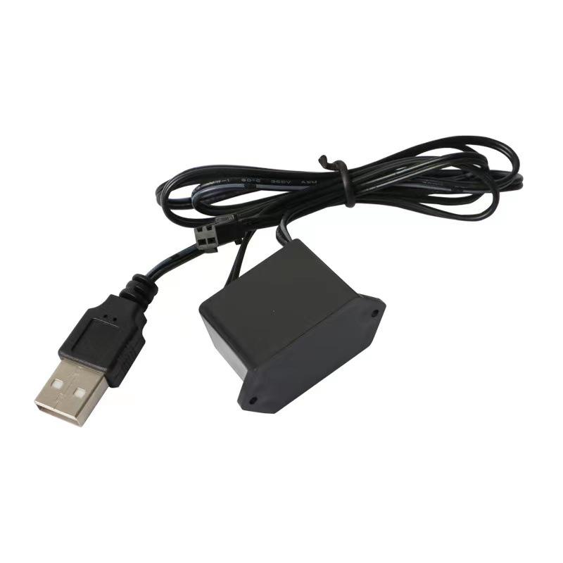 DC 12V Neon EL-Draht Stromtreiber USB-Controller für 1-10M LED EL-Draht Licht Wechselrichter Netzteil Adapter Flexibler Neon-Draht Treiber