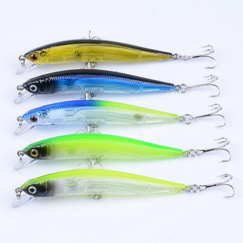 Fishing  Lure  Bait 5-color Floating Hard Minnow 9.7cm/8.2g Artifical Bait Bionic Bait