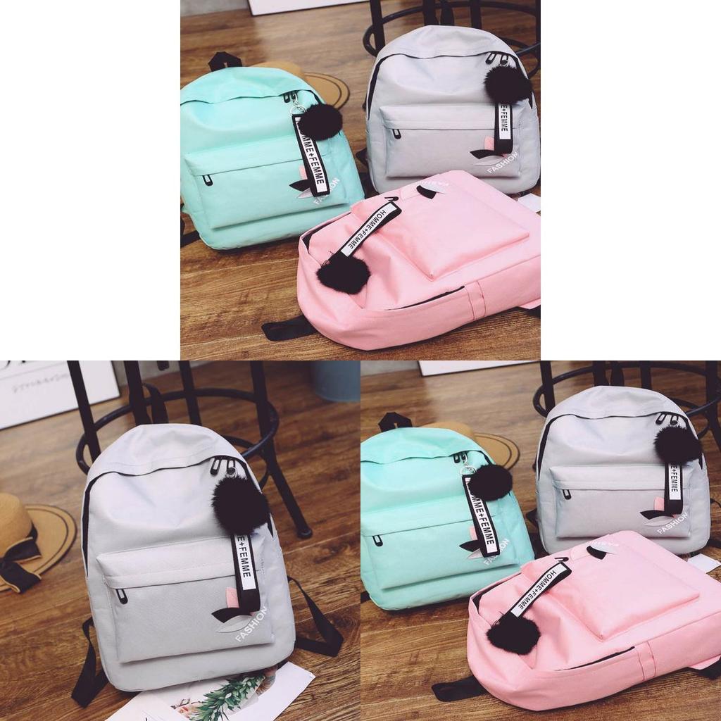 Street Style Canvas Backpack With Waterproof Material For Daily Use And Travel
