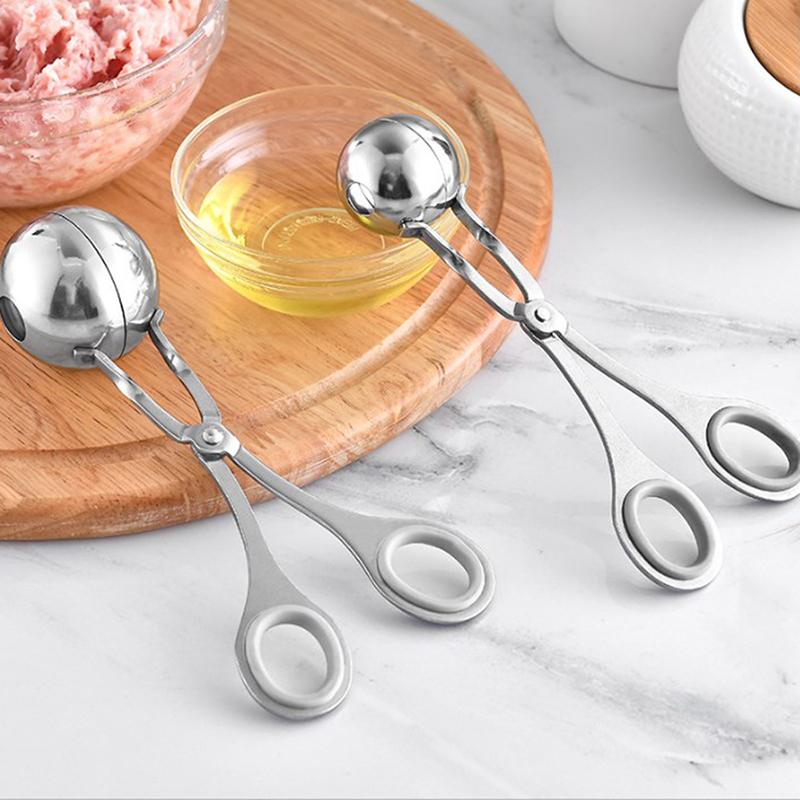 Kuchyňská vychytávka na výrobu masových koulí Nepřilnavá tlustá nerezová ocel