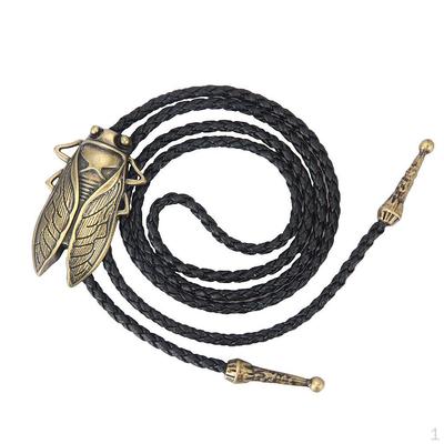 Rodeo Dance Ties Western Cowboy Tie Cicada Shape for Men