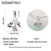 Copper Metal Eiffel Tower Pendant Bead Component Lighthouse Plane Pendant Bead Component Charm Bead Components Compatible With Authentic Original