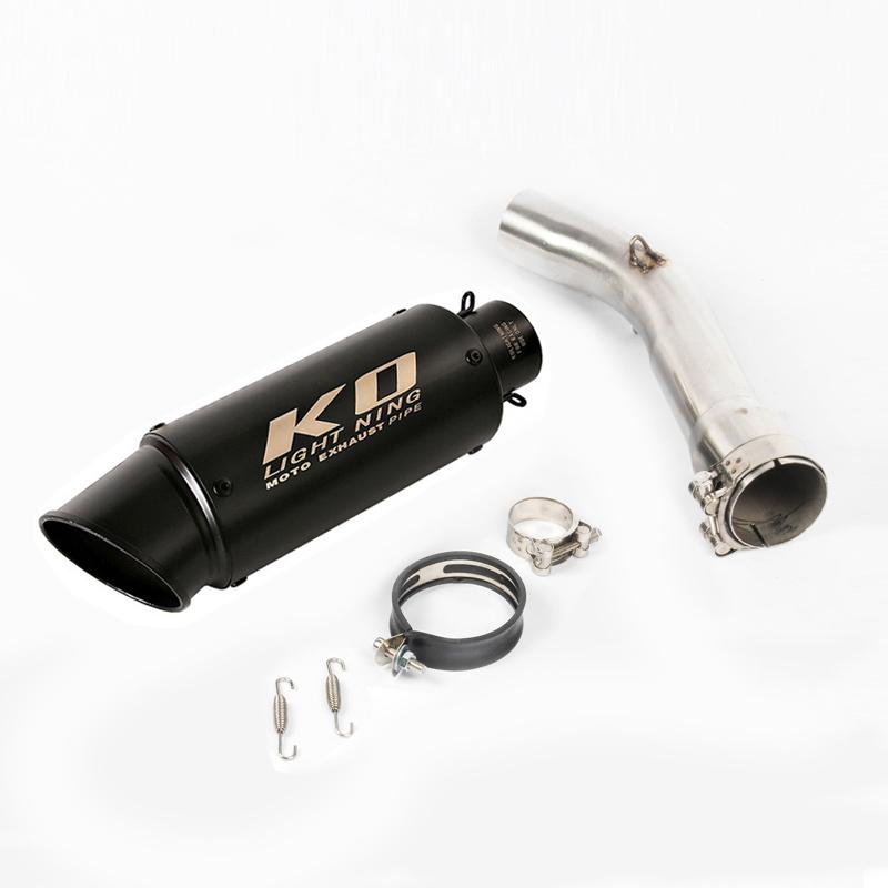 FZ1 Motorcycle Exhaust System Escape Muffler Pipe Silencer Connector Section Pipe for Yamaha FZ1