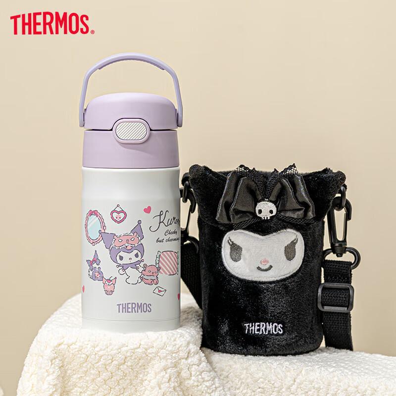 THERMOS Kuromi 316L Stainless Steel Kids Insulated Straw Cup