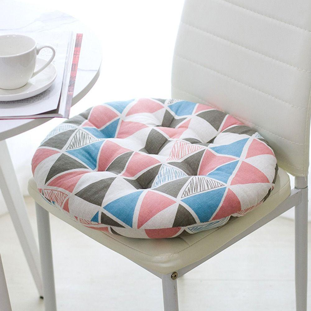 Comfortable Seat Cushion Soft Pain Relief Warm Floor Cushion Round Breathable Stool Backrest Pillow Computer Chair