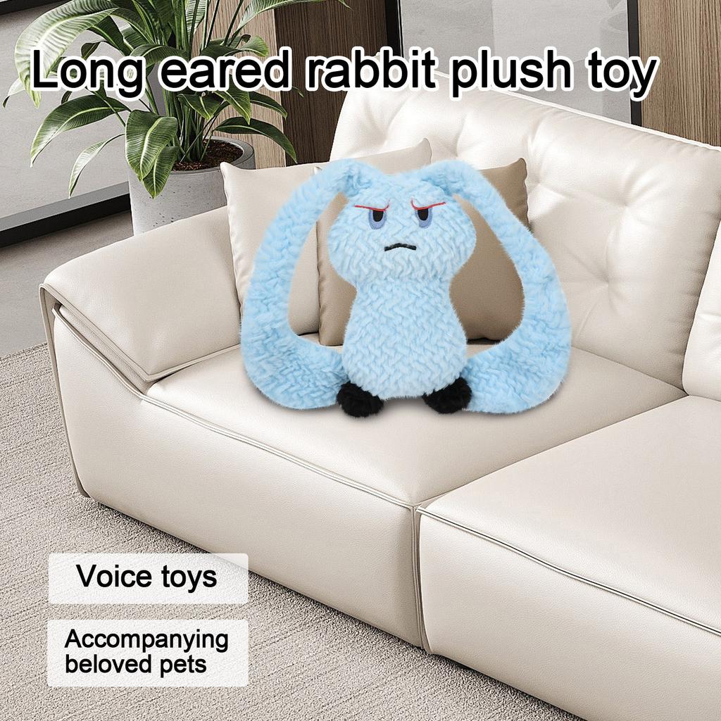 Pet Toys Long-eared Plush Toy Dog Play Sound Paper Chewing Plush Toy