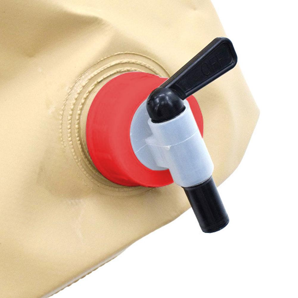10L Collapsible Bucket Portable Folding Bucket with Faucet Water Storage Bag Camp Water Container for Fishing Gardening