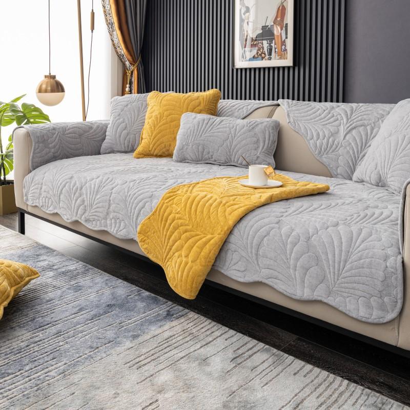 Sofa Cushion Universal In All Seasons  New Light Luxury High-End Seat Cushion Non-Slip Leather Sofa Special Cover Cover Cloth