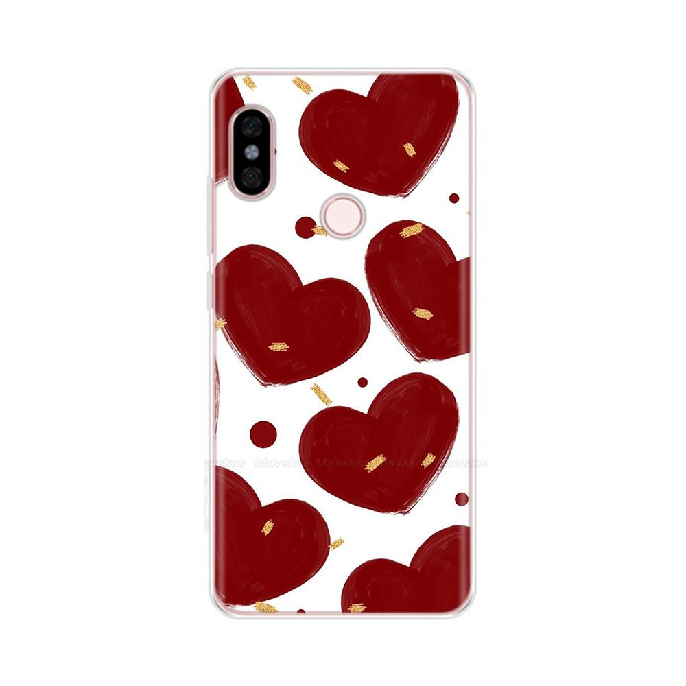 For Redmi Note 5 Note5 Pro Protective Shell Soft Silicone Phone Case Cartoon Painted Back Cover For Redmi Note 5 6 Pro Fundas