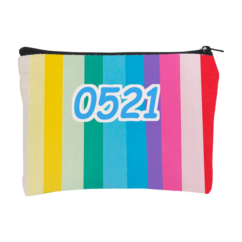 

Handbag Digital Stripe Canvas Makeup Pouch 521