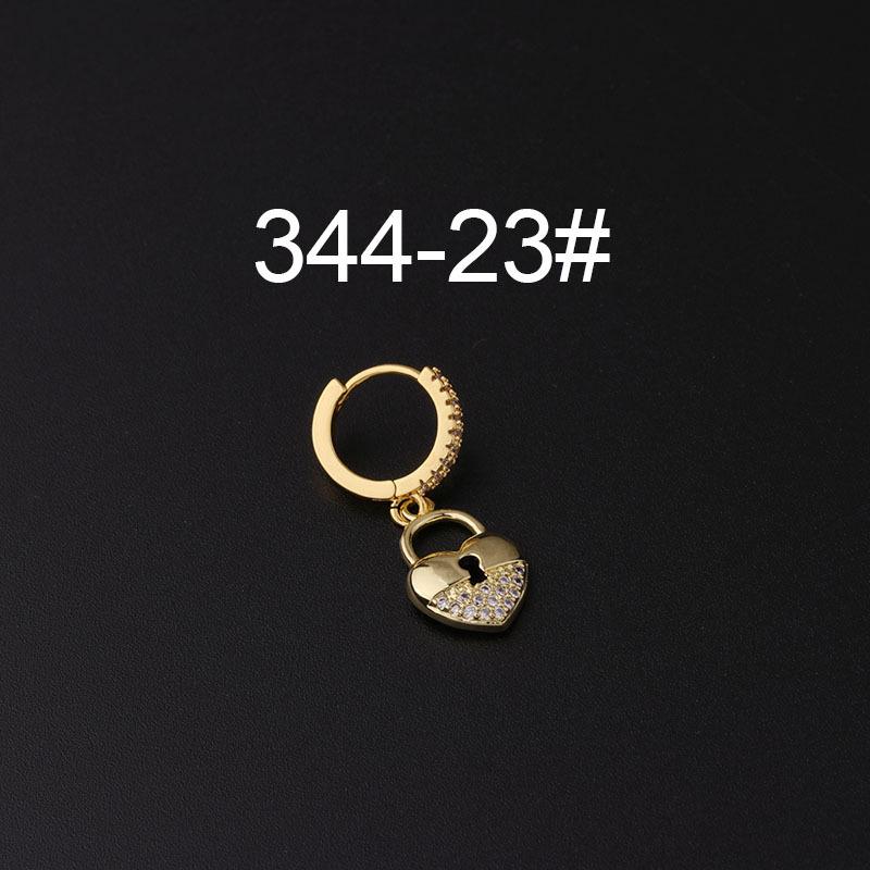 Micro-Pavé Zircon Irregular Ear Cuff Earrings