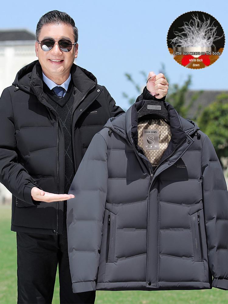 Men's Winter Down Jacket for 50s & 60s - New Style for Middle-aged & Elderly