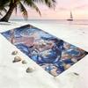 Game W-wuthering IUNO Towel Large W-waves Quick-Drying Microfiber soft Beach Towel for Travel Fitness Sauna Bathing Camping