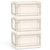 Sakurange Storage Box Folding Lid Large Capacity Can Be Accessed from All Directions Closet Case Clothes Bedding Small Items Documents Books Manga Car