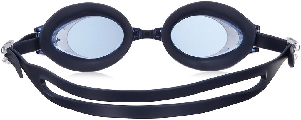 MIZUNO Swim Cushion Blue with Silver Mirror Goggles, Type, N3JE601114,