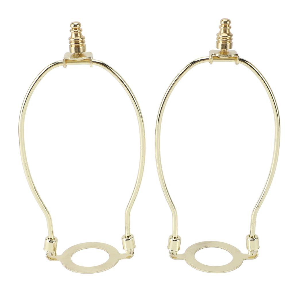 2Pcs   Lamp Shade Harps Holder Kit with E26 Light Base Metal Lampshades Holder for Table and Floor Lamps