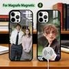 Jim & Pam The Office Phone Case For iPhone17,16,15,14,13,12,11 Plus,Pro Magnetic For Magsafe Wireless Charging