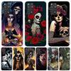 Catrina Schönes Rosenmädchen Totenkopf Handyhülle Für Xiaomi Redmi Note 14 13 14S 12S 12 11S 11T 11E Pro Plus 10S 10 9S 9 Kunst Customi