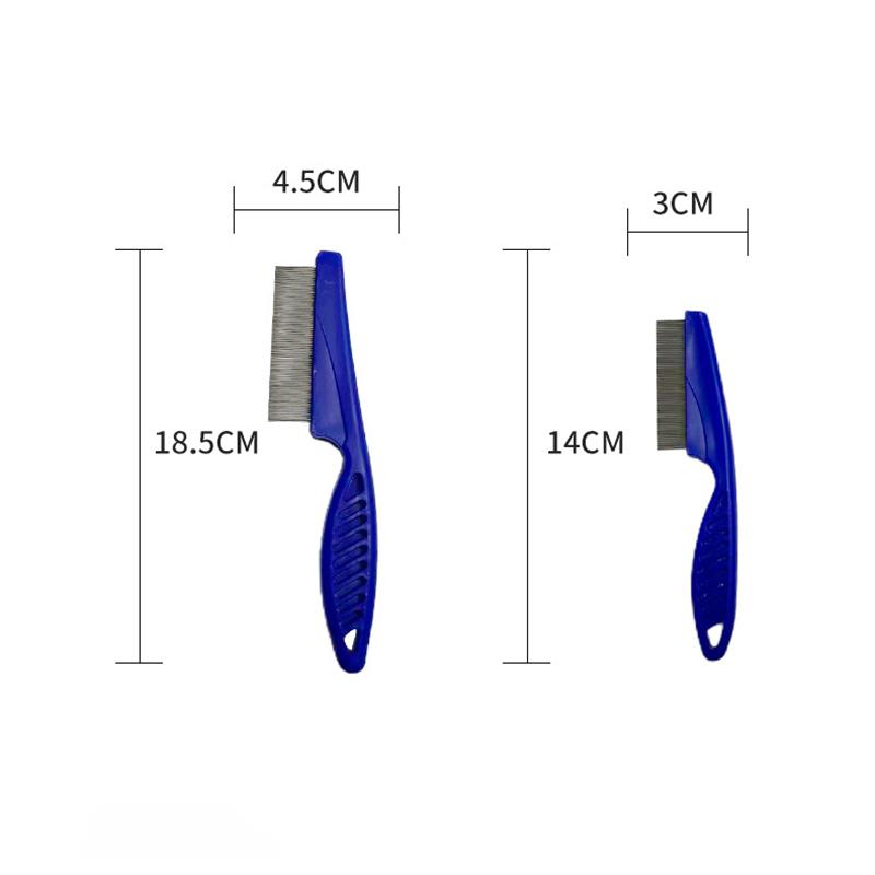 Pet Protection Flea Comb Stainless Steel Needle Comb for Small Cat Removal The Flea Toothed Comb Cat Accessories Grooming Tool