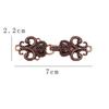 Retro Brooches for Women's Clothing Cardigan Sweater Blouse Shawl Clips Shirt Collar Flower Pattern Duck Clip Clasps Scarf Clasp