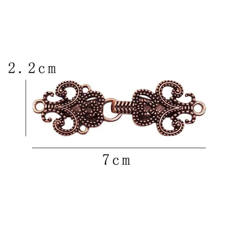 Retro Brooches for Women's Clothing Cardigan Sweater Blouse Shawl Clips Shirt Collar Flower Pattern Duck Clip Clasps Scarf Clasp
