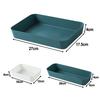 Small Desk Drawer Organizers Multicolor Plastic Drawer Partition Storage Box Kitchen Tableware Large Capacity Storage Trays