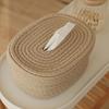 1pc Hand-Woven Fabric Tissue Box Holder-Stylish, Lightweight,Washable,Multifunctional Storage for Face Towels,Napkins on Home