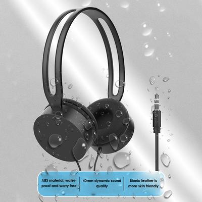 Kabelgebundenes Gaming-Headset mit Subwoofer und HiFi-Klangqualität, faltbar, tragbar, 3,5-mm-Stecker, Kopfhörer für PC-Spiele, Host, alle Smartphones